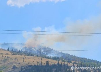 FOTO Opet gori na Fortici, tri vozila vatrogasaca su na terenu