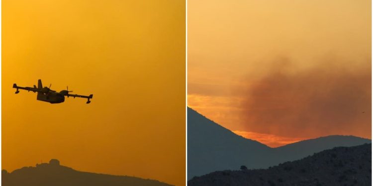 FOTO Ovako jutros izgleda požarište u Žrnovnici