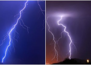 FOTO Pogledajte fascinantne slike munja nad Mosorom