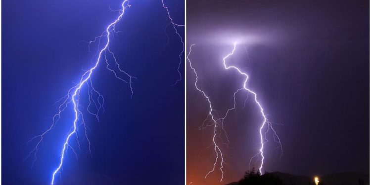 FOTO Pogledajte fascinantne slike munja nad Mosorom