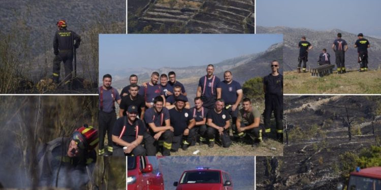 FOTO Trenutno stanje na požaru: Situacija se smirila, prijetnja je vjetar koji bi mogao otežati gašenje