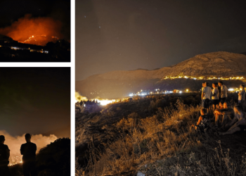FOTO/VIDEO Ovako izgleda požar u Sitnom: Mještani gledaju vatrenoj stihiji ravno u ‘oči’