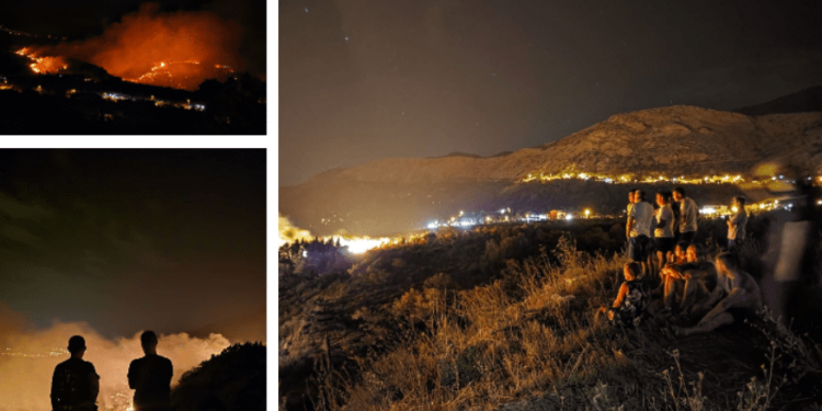 FOTO/VIDEO Ovako izgleda požar u Sitnom: Mještani gledaju vatrenoj stihiji ravno u ‘oči’