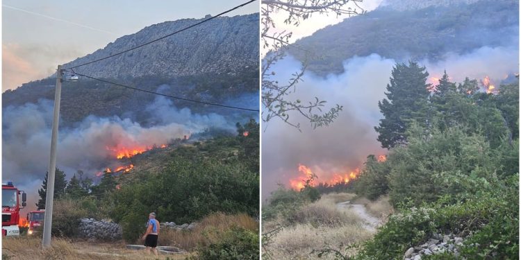 FOTO/VIDEO Ovo je trenutno stanje na požarištu u Sitnom Donjem