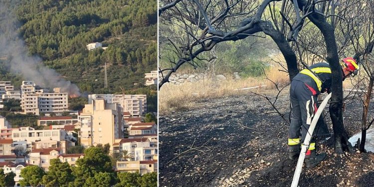 Gorjelo je u Makarskoj, buktinja je bila blizu POS-ovih zgrada