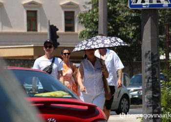 NARANČASTO UPOZORENJE Mostar najtopliji grad u BiH s jutarnjih 27 stupnjeva