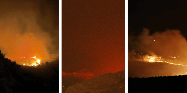 NEMA MIRA ZA HRABRE VATROGASCE Vatra se pomahnitalo širi, pogledajte prizore