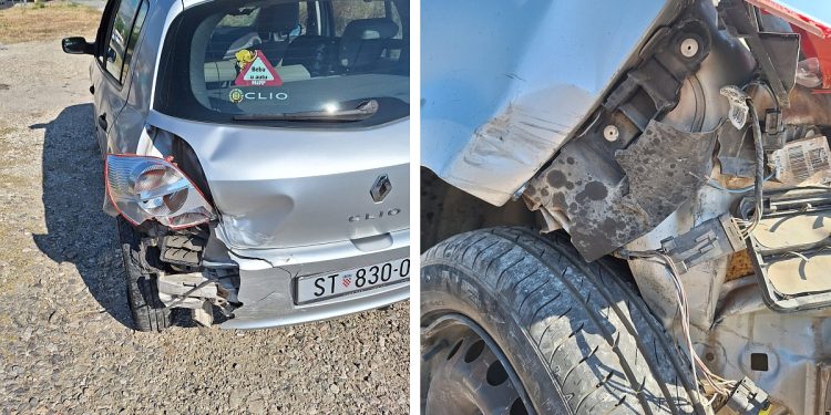 Nepoznati muškarac se zabio u auto Splićanke kod Širine u Solinu: “Rekao je da će stati sa strane pa je pobjegao”