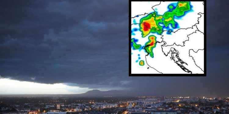 Neugodna vremenska pojava prijeti Hrvatskoj: ‘Pojavila se u susjedstvu, možda dobaci do nas’