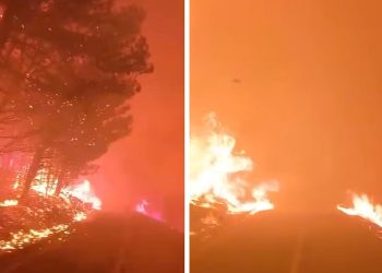 Nova snimka vatrogasaca iz ‘pakla’ u Dalmaciji: ‘Povlačimo se, Bože pomozi’