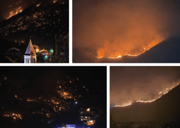 PAKLENA NOĆ Donosimo noćne prizore opožarenog Peruna i Žrnovnice
