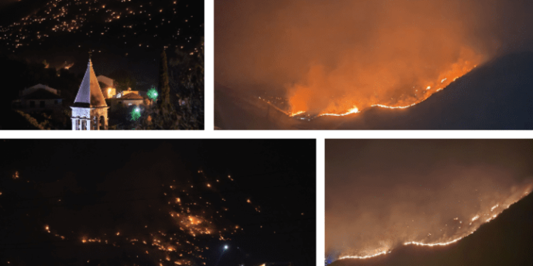 PAKLENA NOĆ Donosimo noćne prizore opožarenog Peruna i Žrnovnice