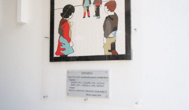 PODSJETNIK NA STRADANJE I PORUKA MIRA Otvoreno spomen-obilježje za četvero poginule djece u Mostaru