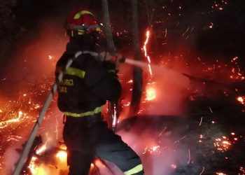 POŽAR I U TUGARAMA Na terenu su vatrogasci iz Omiša i Gata