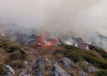 POŽAR NA BJELAŠNICI Uzrok je ljudski faktor, helikopteri OS BiH više ne pružaju pomoć