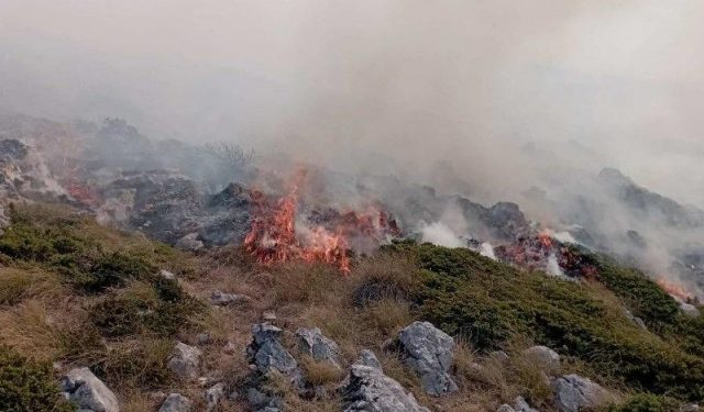 POŽAR NA BJELAŠNICI Uzrok je ljudski faktor, helikopteri OS BiH više ne pružaju pomoć