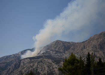Požar krenuo prema Makarskoj: “Preostaje nam dežuranje, bojimo se da ne preskoči magistralu”