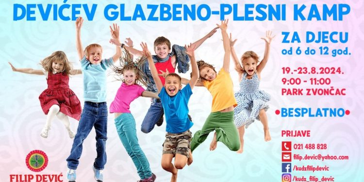 Provedi pet dana najljepše na svijetu. Uz mnogo igre, plesa, pjesme, uz društvo vršnjaka u prirodi!