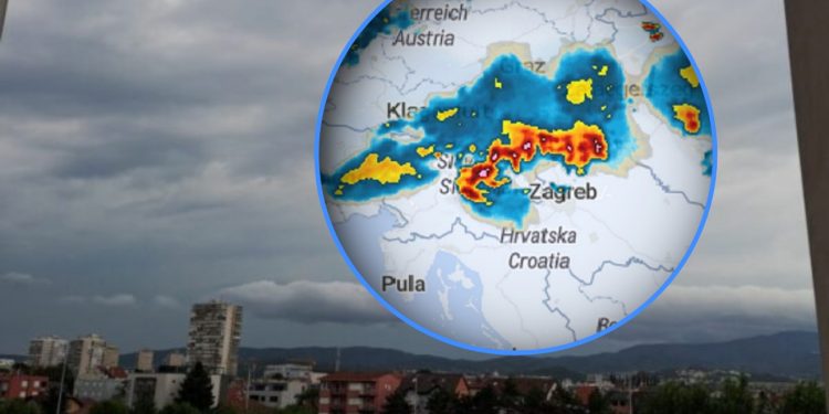 Radari otkrivaju, nevrijeme uskoro stiže iz Slovenije: Vjetar lomio stabla, udarila i tuča