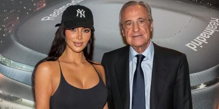 Real Madrid, Kim Kardashian na Bernabéu: fotografija s Florentinom Pérezom