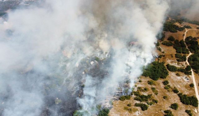 STIGLA POMOĆ I IZ SRBIJE Požar u Bileći obuzdan, ali gašenje uz helikoptere još traje