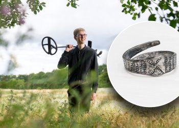 Sedam komada srebrnog nakita koji potječu iz vikinškog doba pronašao je student u Danskoj