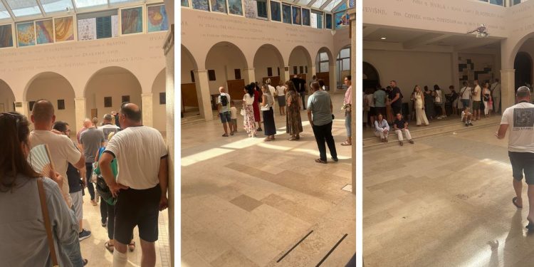 Sinjani i njihovi gosti pohrlili na oprost grijeha, cjelodnevni su redovi za ispovijed u Svetištu Gospe Sinjske