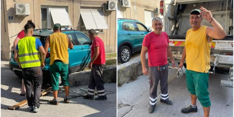 Splićanki u nevolji pomogli radnici Čistoće: “U ovom crnilu, oni su ljudi s velikim LJ”