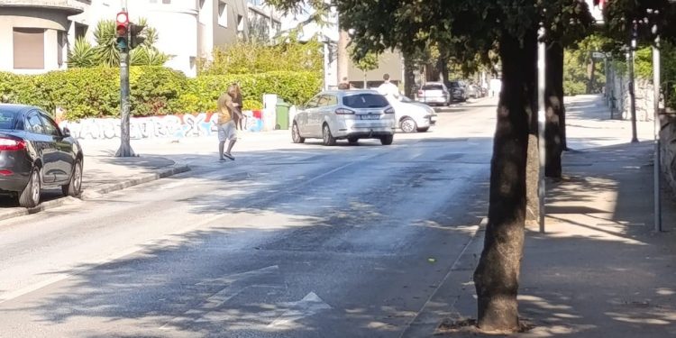 Sudar u Vukovarskoj ulici u Splitu