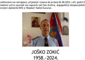 TUŽNA VIJEST Iznenada preminula legenda DVD-a “Mladost” iz Sućurca: “Hvala ti za svaki spašen život”