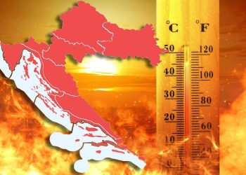 Crveni meteoalarm u cijeloj Hrvatskoj, temperature i do 38 °C!
