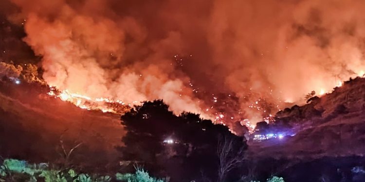 U Tučepima se mali požari spojili u veliki: “Organizirana je cijela obrana, radit ćemo što možemo”