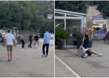 VIDEO Brutalna tučnjava u Hvaru, sudjelovalo više muškaraca