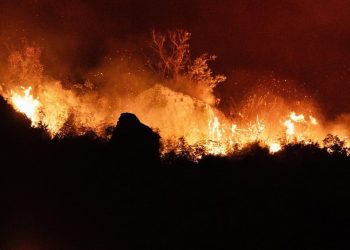 VIDEO Izgorjelo napušteno naselje iznad Žrnovnice, bura skrenula požar prema Vilaru i Srinjinama