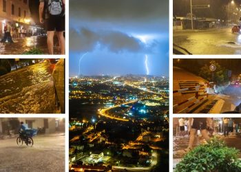 VIDEO Kaos u Splitu uslijed i nakon nevere: Stabla padala po autima, bujice na cestama i šetnicama