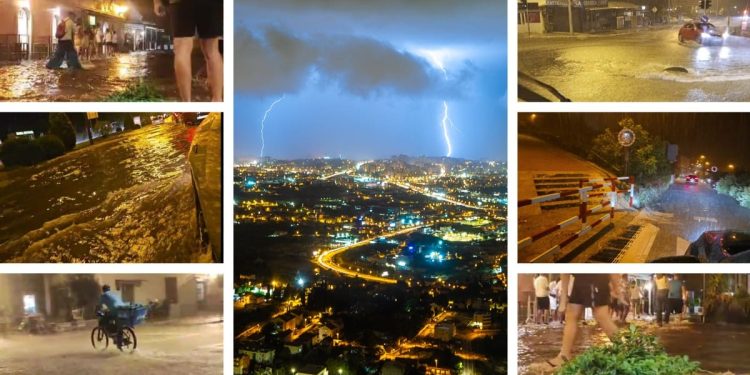 VIDEO Kaos u Splitu uslijed i nakon nevere: Stabla padala po autima, bujice na cestama i šetnicama