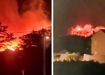VIDEO NE izgleda dobro: Veliko nevrijeme pogodilo dalmatinski otok, a munje oko Zadra aktivirale nekoliko požara