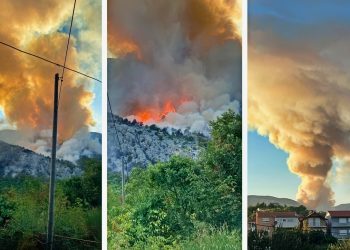 VIDEO Nije dobro. Naglo se rasplamsao požar u Rupatinama: “Ovo je stvarno blizu kuća”
