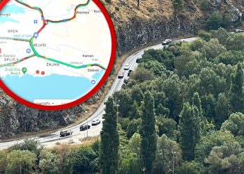 VIDEO Tko kaže da se omiški most ne koristi? Nezabilježene kolone kroz Žrnovnicu