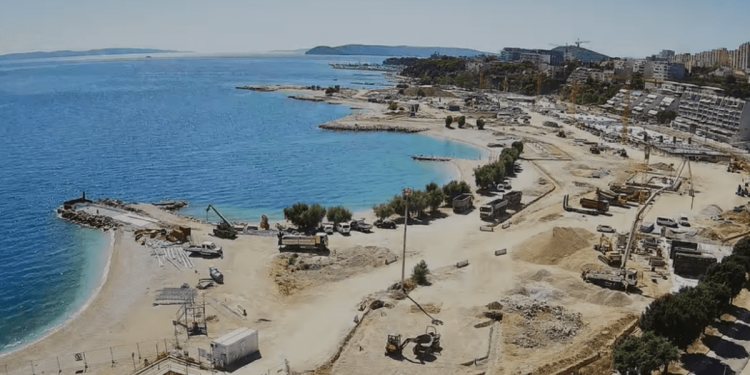 VIDEO Već se vidi kako će izgledati Žnjan, grad objavio snimku radova