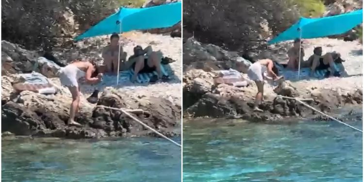 VIDEO Žena sjekirom mlatila po konopu brodice, snimka se širi internetom