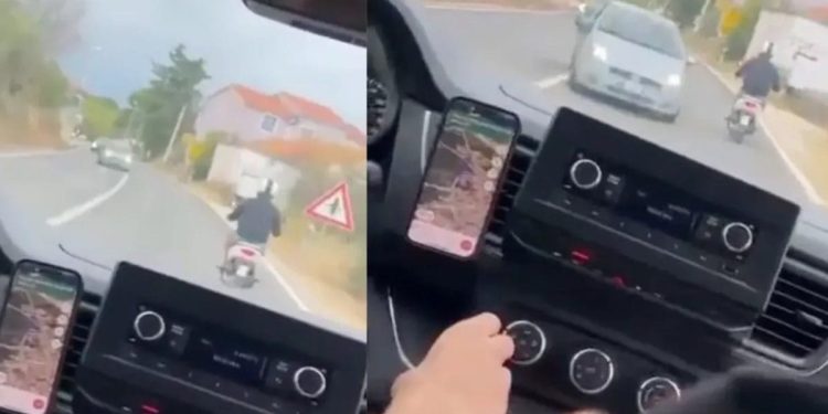 ZA DLAKU IZBJEGNUTA SMRT Pogledajte kako je vozačica skoro ubila troje mladih ljudi
