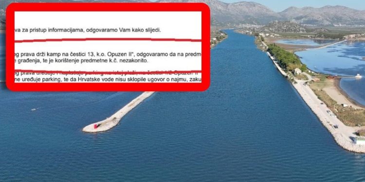 ZAPLET OKO KAMPA Ispada da “legalni” kamp na ušću Neretve nije legalan?!?