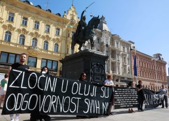 Zbog natpisa o Oluji usred Zagreba došlo do incidenta: ‘Vi niste moji, dobro to znate’
