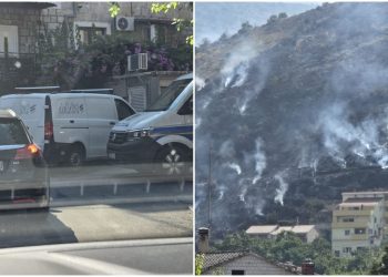 Zbog požara u Žrnovnici zatvorena cesta, ogromna gužva na magistrali