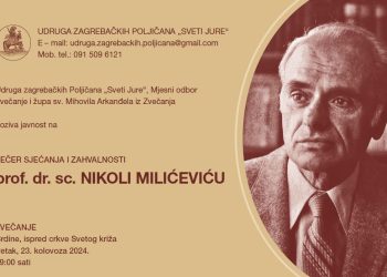 Zvečanje: Večer sjećanja i zahvalnosti prof. dr. sc. Nikoli Milićeviću