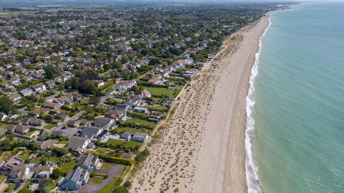 Plaža Pagham u Velikoj Britaniji