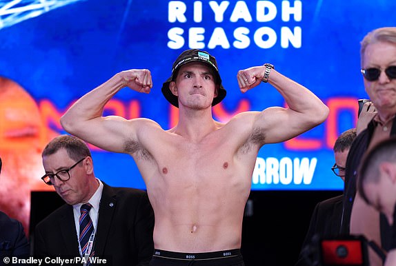 Willy Hutchinson during a weigh-in at Trafalgar Square, London. The IBF heavyweight title fight between Anthony Joshua and Daniel Dubois will take place on Saturday 21st September. Picture date: Friday September 20, 2024. PA Photo. See PA story BOXING London. Photo credit should read: Bradley Collyer/PA Wire.RESTRICTIONS: Use subject to restrictions. Editorial use only, no commercial use without prior consent from rights holder.