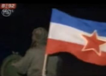 19. rujna 1991. Beograd – ‘bacanje cveća pred tenkove’ koji kreću napasti Vukovar