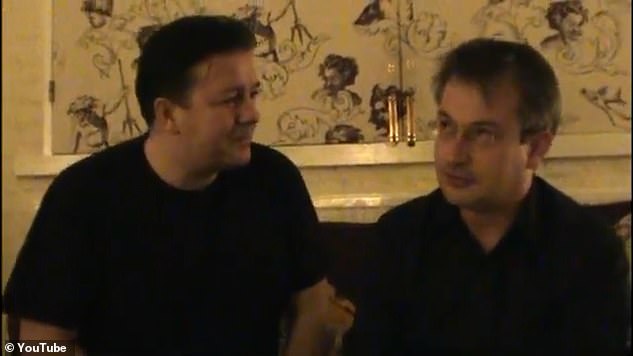 Podrška Rickyju Gervaisu, Robin Ince, tvrdio je da se osjećao 'mučenim' od strane komičara, rekavši da mu je učinio 'paklenim' život i da ga je držao na vlasti.